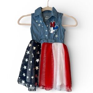 Disney Minnie Mouse Patriotic Tulle Dress (Toddler)